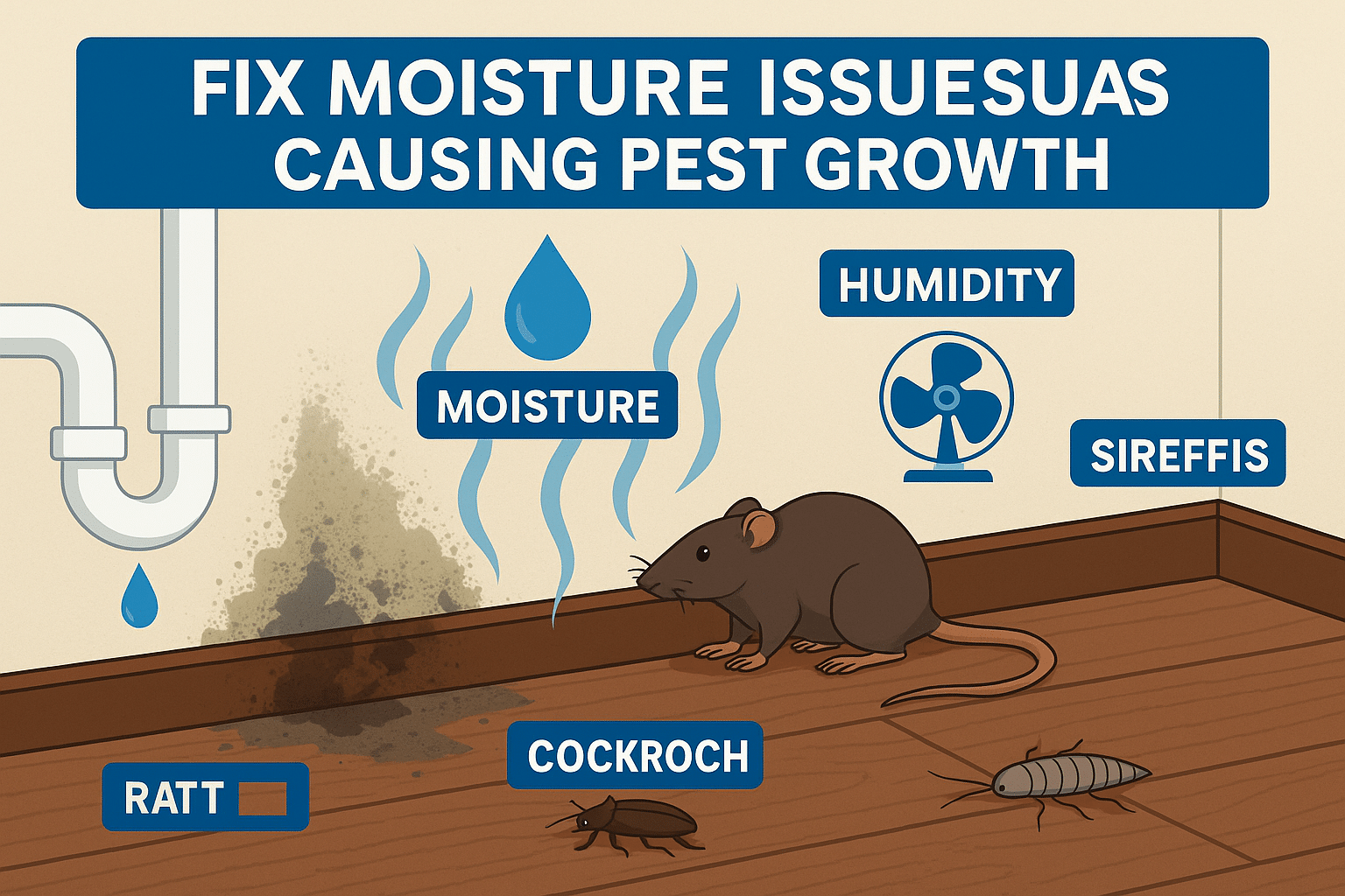 fix-moisture-issues-causing-pest-growth-interior-treatment