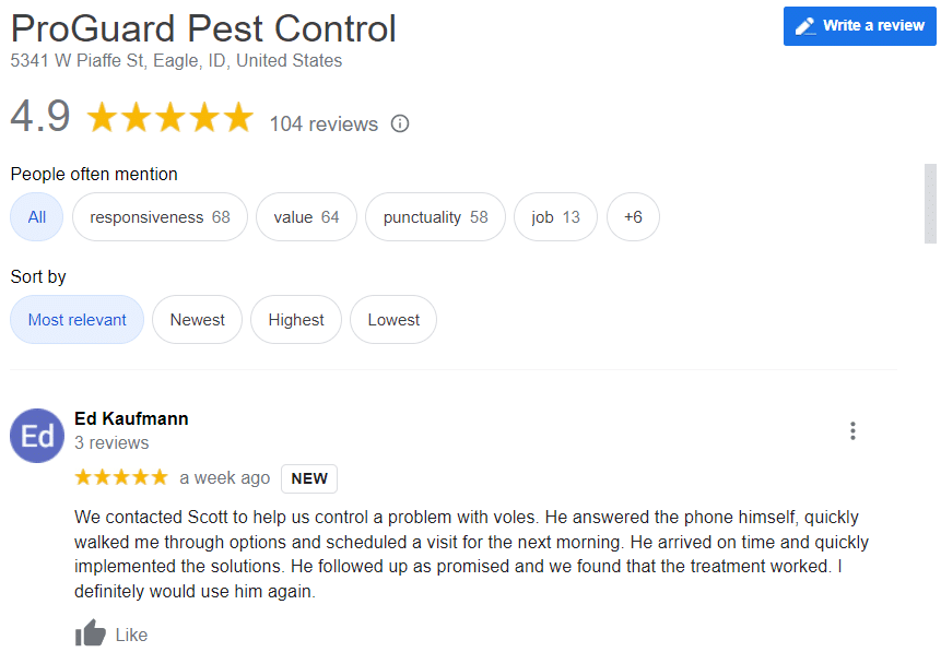 4.9/5 Total 104 reviews on Google and counting