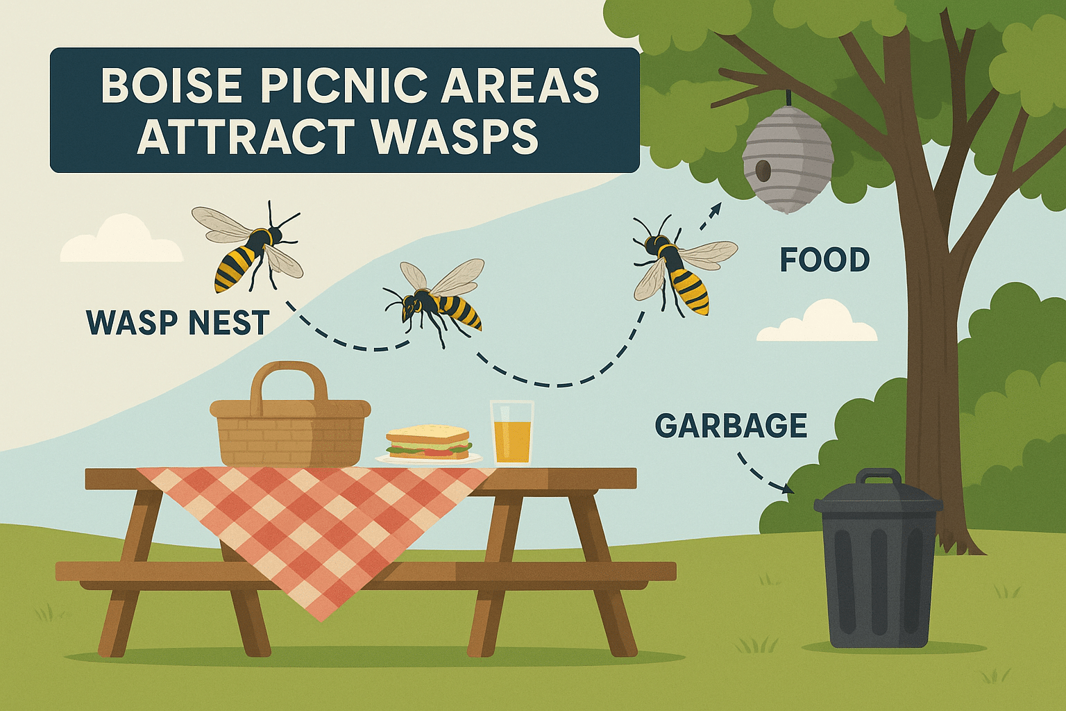 boise-picnic-areas-attract-wasps-indoor-protection