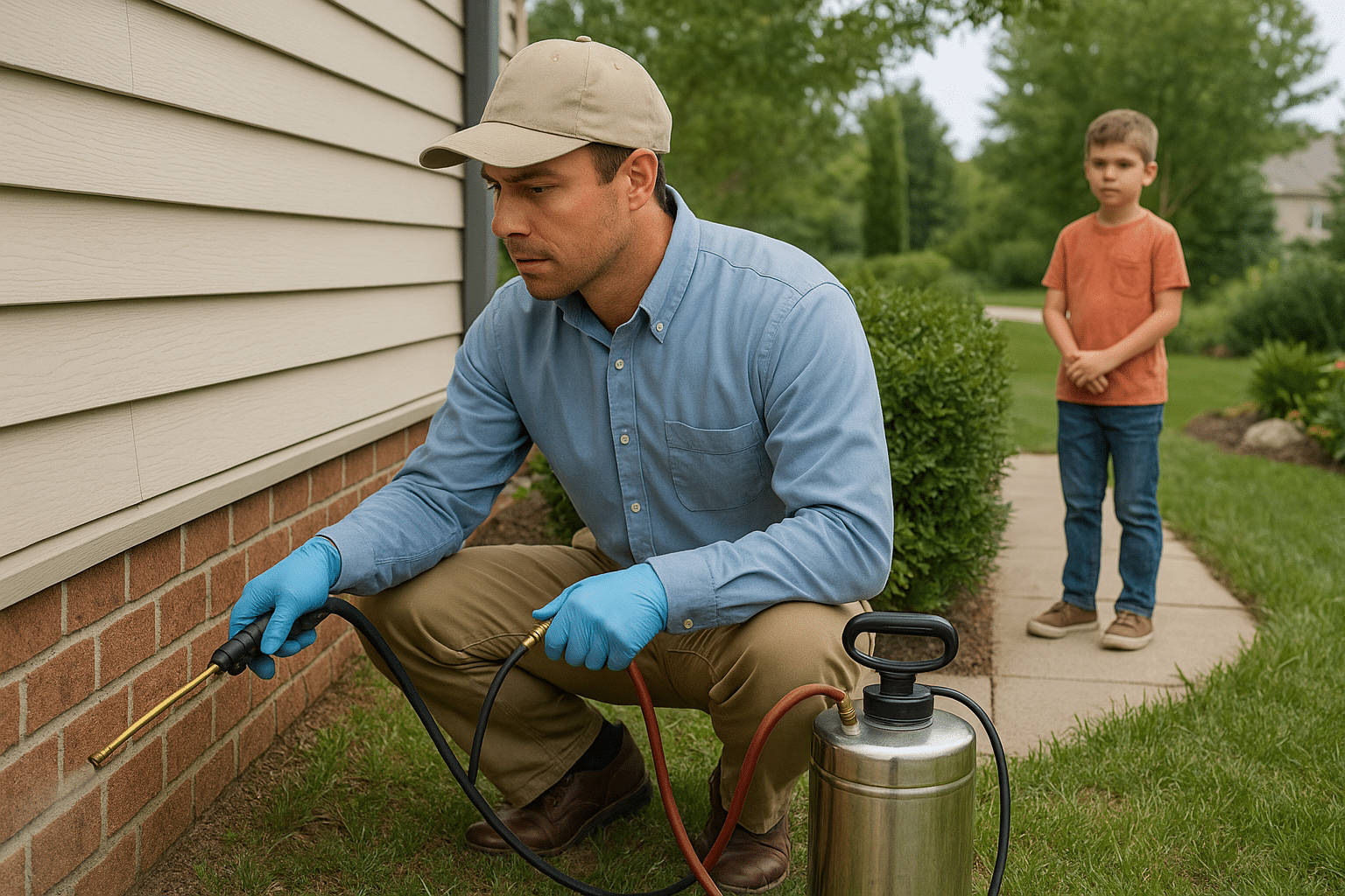 kid-safe-pest-control-in-eagle-exterior-application