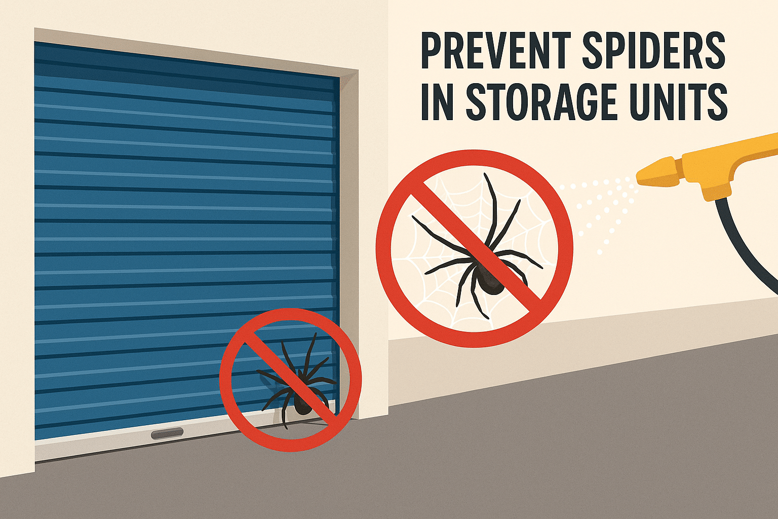 prevent-spiders-in-storage-units-outside-application