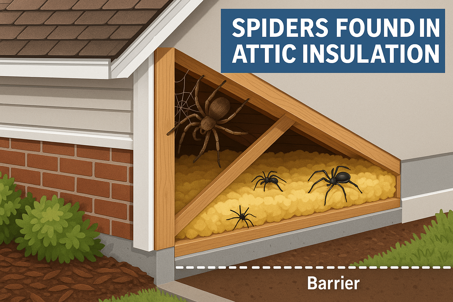 spiders-found-in-attic-insulation-exterior-barrier