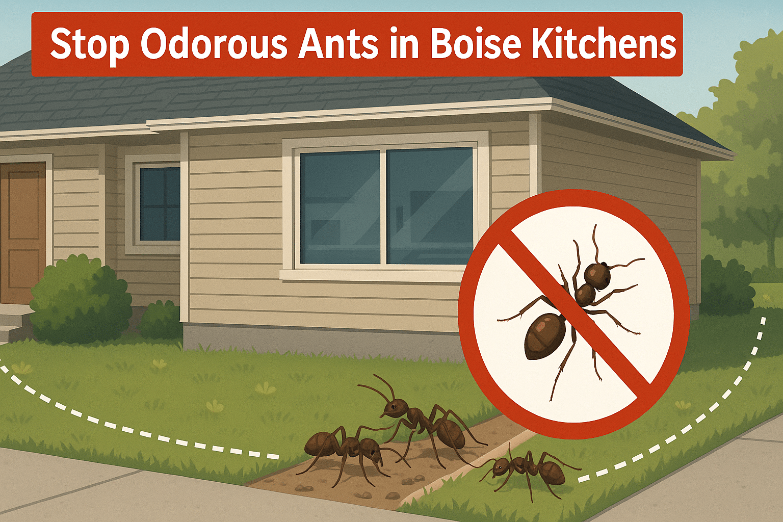 stop-odorous-ants-in-boise-kitchens-yard-barrier
