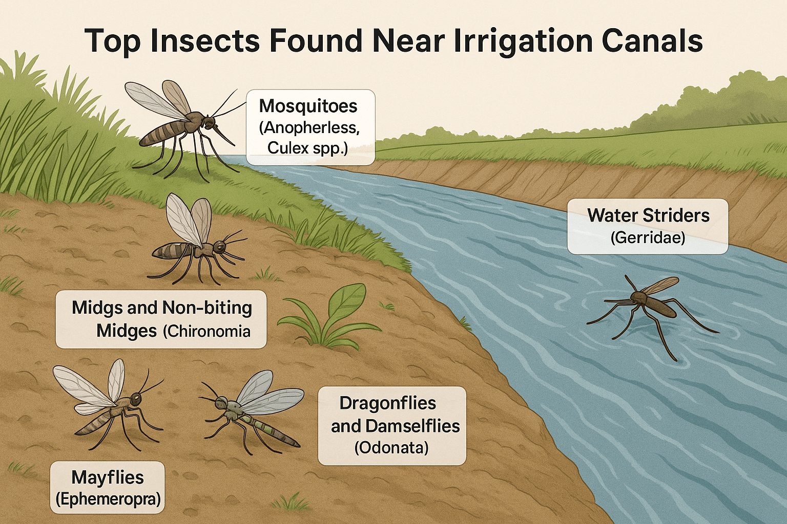top-insects-found-near-irrigation-canals-inside-treatment