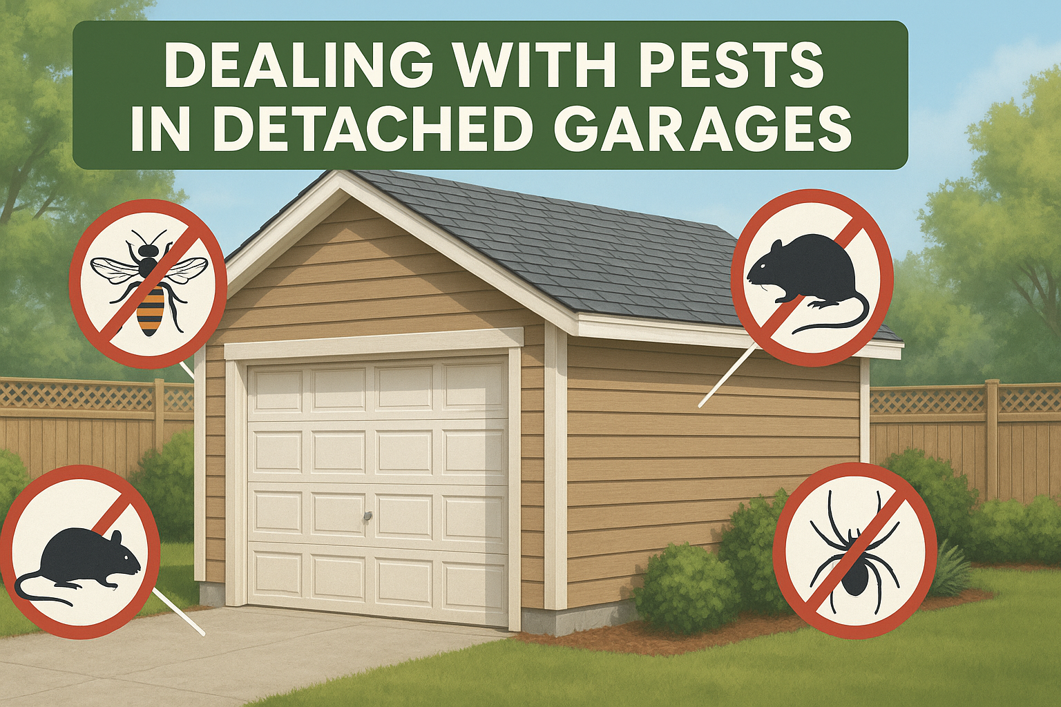 dealing-with-pests-in-detached-garages-exterior
