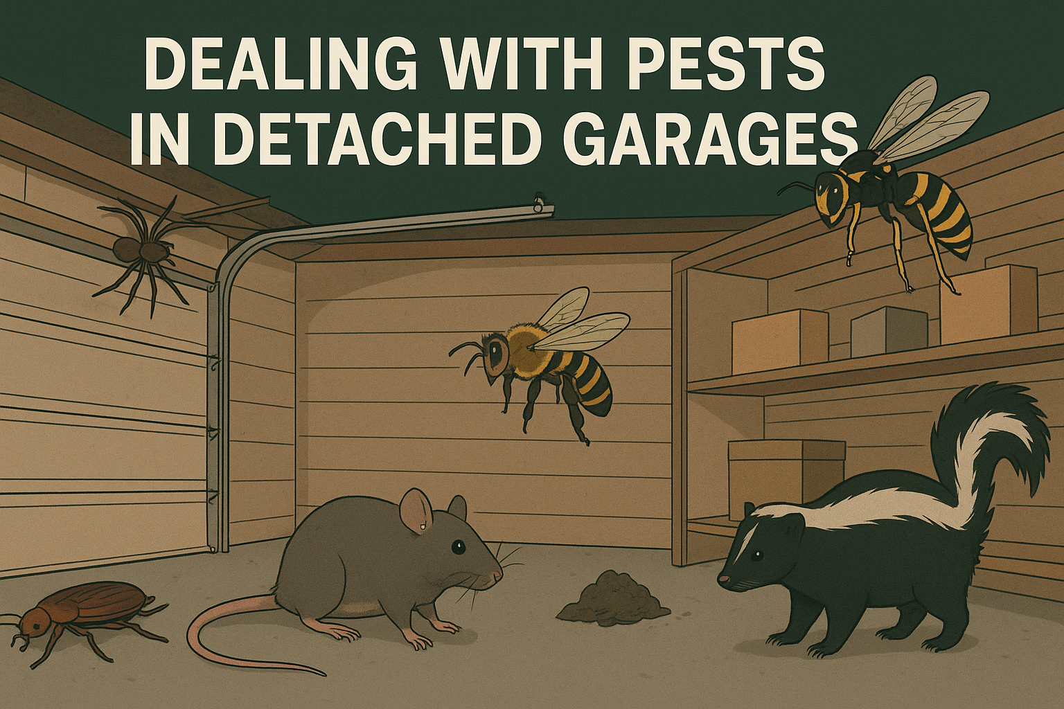 dealing-with-pests-in-detached-garages-interior